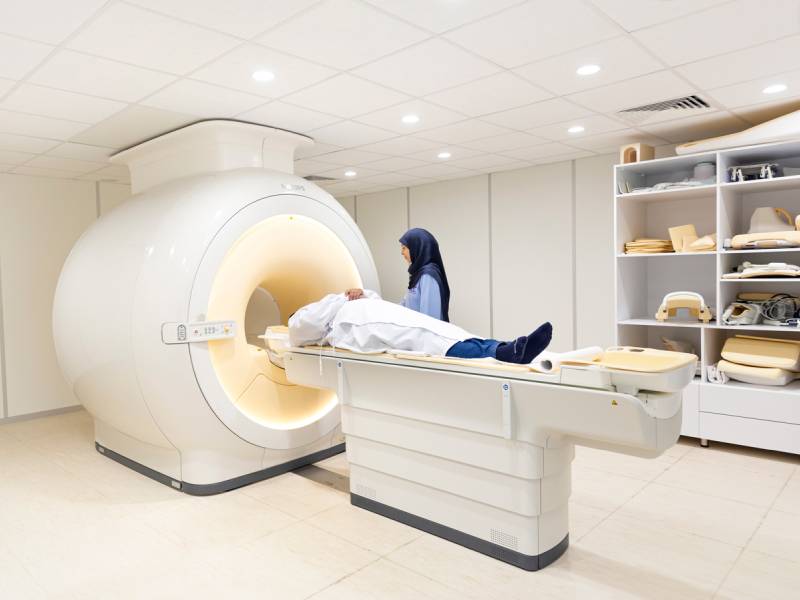 MRI Scan Machine At Megavision Diagnostics